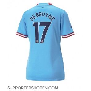 Manchester City Kevin De Bruyne #17 Hemma Matchtröja Dam 2022-23 Kortärmad